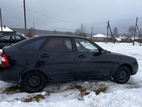 2009 Lada (ВАЗ) Priora I, чёрный, 300000 рублей - вид 3