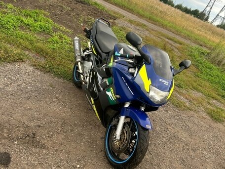 1996 Honda CBR 600F, синий, 300000 рублей, вид 2