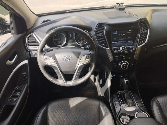 2015 Hyundai Santa Fe III, чёрный, 1630000 рублей - вид 12