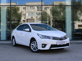 2014 Toyota Corolla XI (E160, E170, E180), белый, 1135000 рублей, вид 3