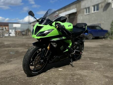 2015 Kawasaki ZX-6 Ninja, зелёный, 1000000 рублей, вид 1