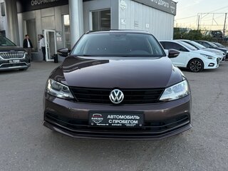 2014 Volkswagen Jetta VI Рестайлинг, коричневый, 1185000 рублей, вид 3