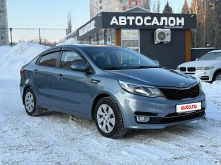 2015 Kia Rio III Рестайлинг, голубой, 1079000 рублей, вид 1