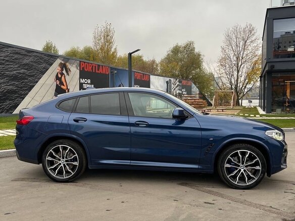 2019 BMW X4 30d II (G02), синий - вид 1