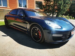2013 Porsche Panamera Turbo Executive I Рестайлинг, синий, 2950000 рублей, вид 2