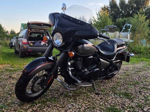 2014 Kawasaki VN900 Vulcan, серый, 560000 рублей - вид 7