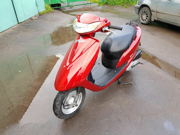 2016 Honda Dio, красный - вид 1