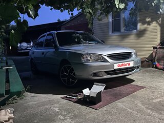 2004 Hyundai Accent ТагАЗ II, серый, 600000 рублей, вид 5