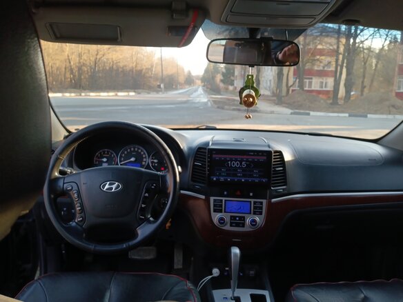 2006 Hyundai Santa Fe II, чёрный, 820000 рублей - вид 7