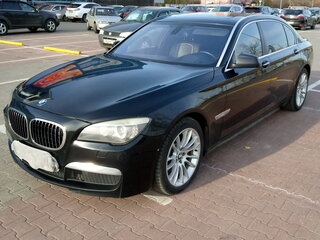 2011 BMW 7 серии Long 750Li xDrive V (F01/F02/F04), чёрный, 1350000 рублей, вид 1