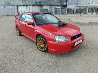 2005 Subaru Impreza WRX II Рестайлинг 1, красный, 1400000 рублей, вид 1