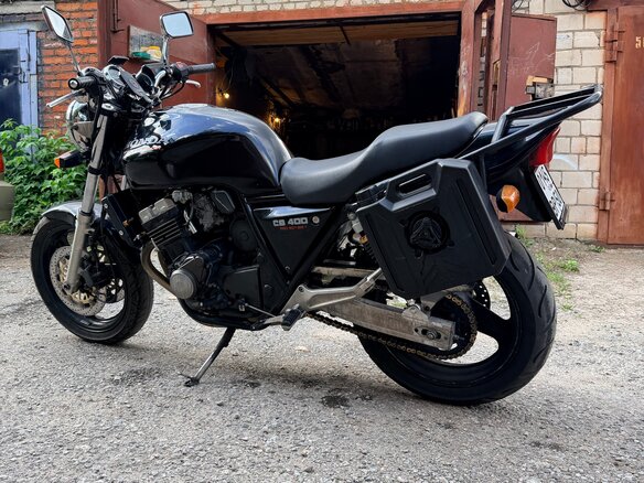 1995 Honda CB 400 Super Four, чёрный, 260000 рублей - вид 3