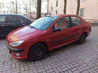 2007 Peugeot 206, красный, 230000 рублей, вид 2