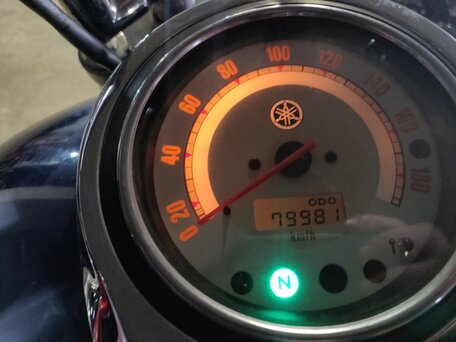 2003 Yamaha XVS1100, зелёный, 410000 рублей, вид 2