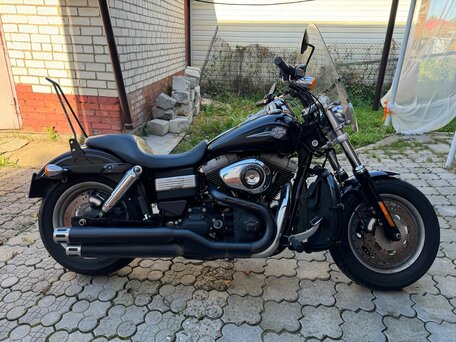 2013 Harley-Davidson Fat Bob, чёрный, 1000000 рублей, вид 1