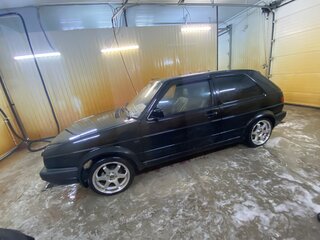 1988 Volkswagen Golf II, чёрный, 400000 рублей, вид 4