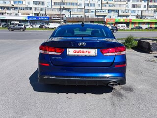 2019 Kia Optima IV Рестайлинг, синий, 1499000 рублей, вид 4