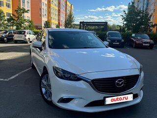 2017 Mazda 6 III (GJ) Рестайлинг, белый, 1950000 рублей, вид 1