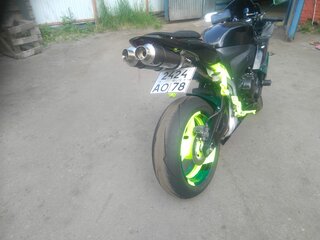 2008 Honda CBR 600RR, зелёный, 520000 рублей, вид 4