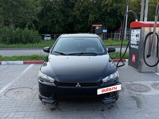 2008 Mitsubishi Lancer X, чёрный, 640000 рублей, вид 3