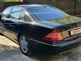2002 Mercedes-Benz S-Класс 600 Long IV (W220) Рестайлинг, чёрный, 1200000 рублей, вид 2