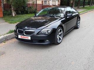 2009 BMW 6 серии 650i II (E63/E64) Рестайлинг, чёрный, 1650000 рублей, вид 1