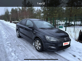 2018 Volkswagen Polo V Рестайлинг, чёрный, 1250000 рублей, вид 1