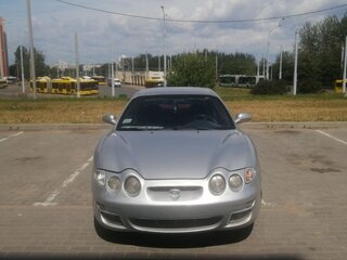 2001 Hyundai Tiburon I (RD) Рестайлинг, серебристый, 177300 рублей, вид 2