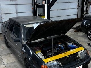 2001 Lada (ВАЗ) 2115, серебристый, 300000 рублей, вид 4