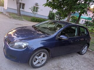 2012 Volkswagen Golf VI, синий, 699990 рублей, вид 4