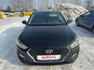 2019 Hyundai Solaris II, чёрный, 1550000 рублей, вид 1