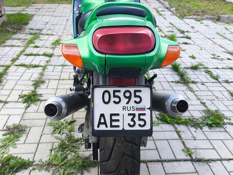 1996 Kawasaki ZZR 400, зелёный, 150000 рублей, вид 3