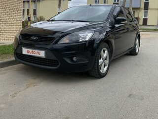 2009 Ford Focus II Рестайлинг, чёрный, 630000 рублей, вид 2