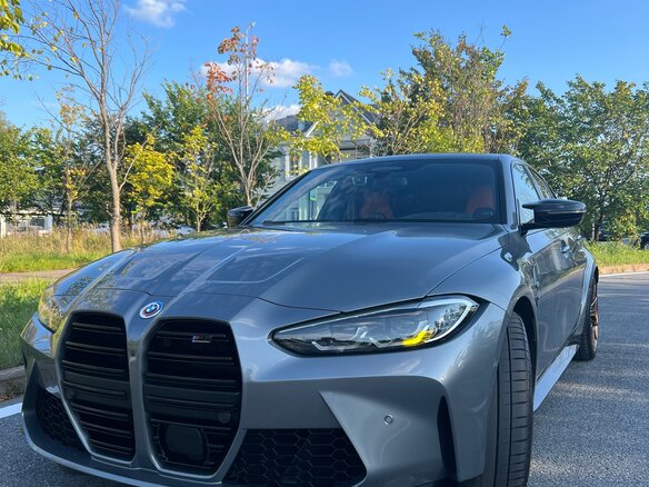 2022 BMW M3 Competition Package VI (G80), серый, 11990000 рублей - вид 11
