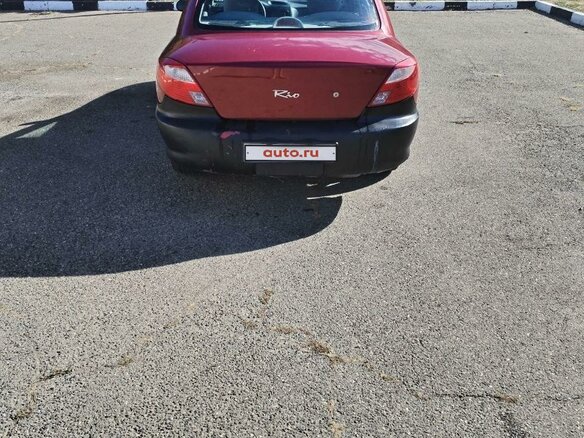 2000 Kia Rio I, красный, 320000 рублей - вид 2