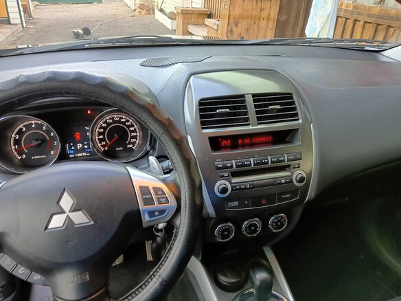 2012 Mitsubishi ASX I, чёрный, 1400000 рублей - вид 8