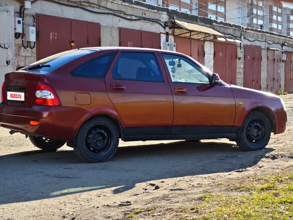 2009 Lada (ВАЗ) Priora I, красный, 170000 рублей