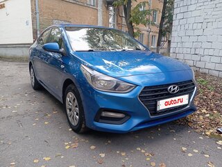 2019 Hyundai Solaris II, синий, 1265000 рублей, вид 3