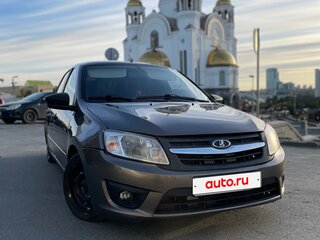2017 Lada (ВАЗ) Granta I, коричневый, 370000 рублей, вид 3