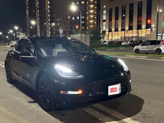 2018 Tesla Model 3 Long Range I, чёрный, 2490000 рублей, вид 1