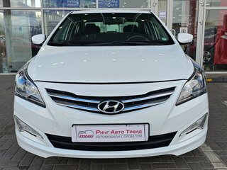 2016 Hyundai Solaris I Рестайлинг, белый, 999000 рублей, вид 3