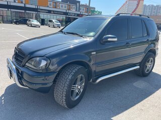 2000 Mercedes-Benz M-Класс 430 I (W163), чёрный, 1000000 рублей, вид 1