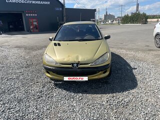 2002 Peugeot 206, жёлтый, 125695 рублей, вид 2