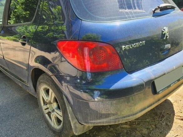 2007 Peugeot 307 I Рестайлинг, синий, 200000 рублей - вид 8