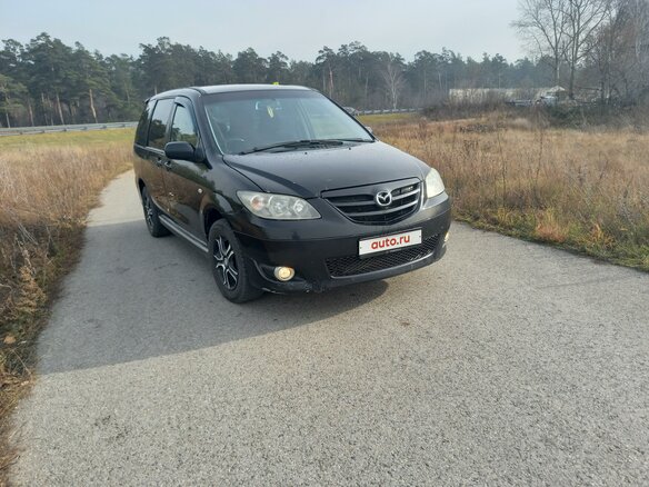 2004 Mazda MPV II (LW) Рестайлинг, чёрный, 600000 рублей - вид 1
