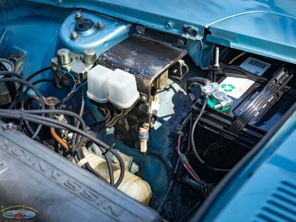1977 Datsun 280Z 4-speed, голубой, 6300000 рублей - вид 29