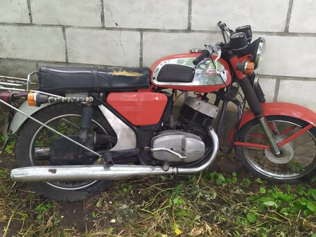 1981 Jawa 350/634, красный, 100000 рублей, вид 1