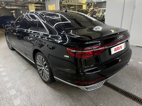 2021 Audi A8 Long 55 TFSI IV (D5), чёрный, 7500000 рублей, вид 3
