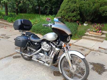 2003 Harley-Davidson Sportster 1200, серебристый, 690000 рублей, вид 1