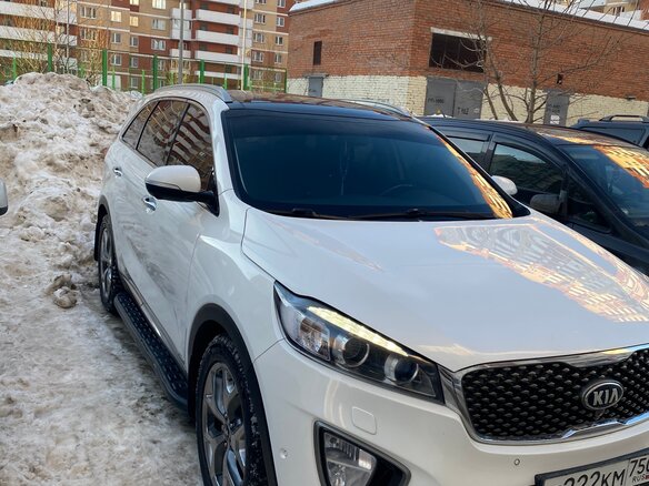 2017 Kia Sorento III Prime, белый, 3300000 рублей - вид 5